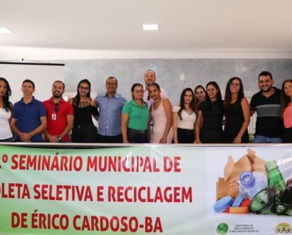 Seminário de Coleta Seletiva e Reciclagem, ocorrido no dia 14 de novembro de 2019.